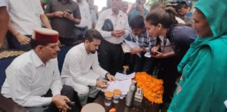 केन्द्रीय मंत्री अनुराग ठाकुर ने टौणीदेवी में किए एक करोड़ 70 लाख रूपए से स्थापित पीएसए प्लांट व आधुनिक मशीनों का लोकार्पण