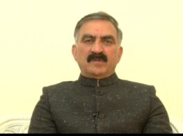 मुख्यमंत्री सुखविंद्र सिंह सुक्खू