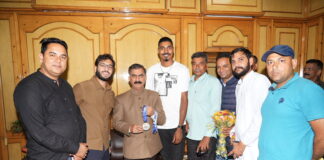रजत पदक विजेता निषाद कुमार ने मुख्यमंत्री से भेंट की