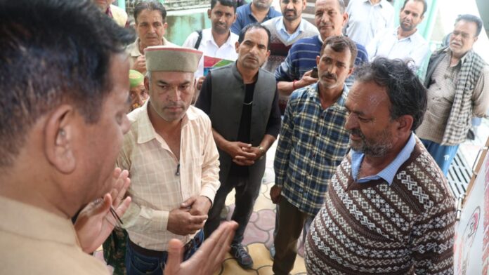 मुख्य संसदीय सचिव ऊर्जा, पर्यटन वन व परिवहन सुंदर सिंह ठाकुर
