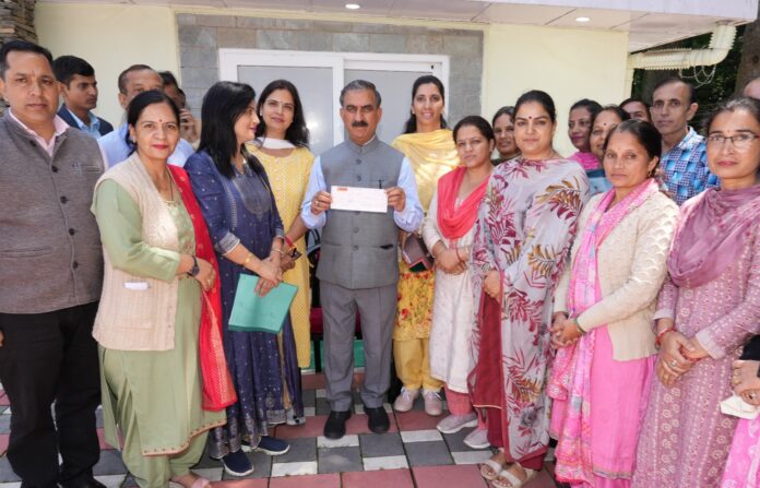 22 ग्राम पंचायतों के एक प्रतिनिधिमंडल