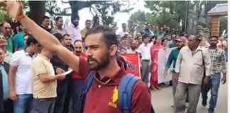 बेरोजगार शारीरिक शिक्षकों का शिमला में धरना प्रदर्शन