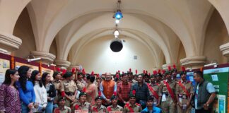 गेयटी थियेटर में दो दिवसीय चित्र प्रदर्शनी का समापन