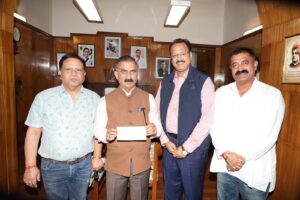 Cheque 11 Lakh Unipro Techno infrastructure pvt Ltd Panchkula