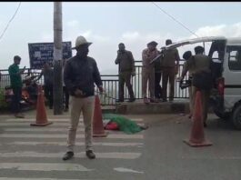 शिमला पुराने बस अड्डे के ठीक सामने भयावह हादसा,