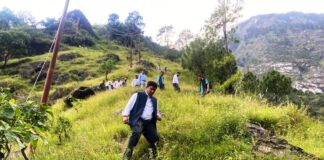 उपायुक्त पैदल चलकर पहुंचे रामपुर उपमंडल की दुर्गम पंचायत कूट के सुरु गांव