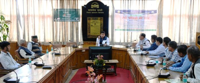 उपायुक्त शिमला ने किया मेरी पॉलिसी, मेरे हाथ का शुभारम्भ