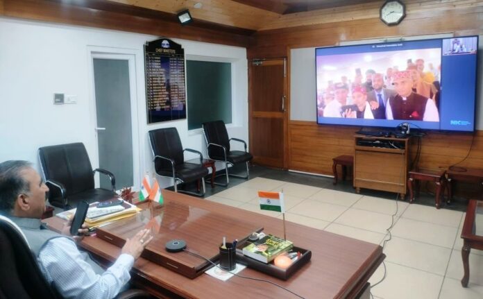 मुख्यमंत्री ने कनाडा के कैलगरी में आयोजित हिमाचली धाम कार्यक्रम में वर्चुअल माध्यम से भाग लिया