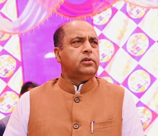 नेता प्रतिपक्ष जयराम ठाकुर