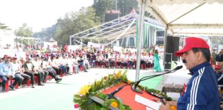 मुख्यमंत्री ने राज्य स्तरीय मैराथन (रेड रन) का शुभारम्भ किया