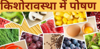 किशोरावस्था में पोषण का महत्त्व ......