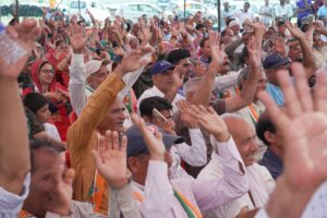 प्रचार के आख़िरी दिन कांग्रेस का शक्ति प्रदर्शन, हरिपुर, खबली, ढलियारा में विशाल जनसभाएँ