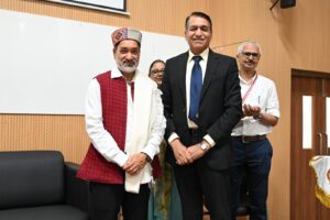एम्स बिलासपुर में दो प्रमुख गणमान्य व्यक्तियों का महत्वपूर्ण दौरा