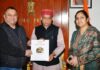 अंतर्राष्ट्रीय रेणुकाजी मेला-2025 में राज्यपाल को मुख्य अतिथि के रूप में किया आमंत्रित