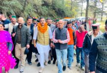 विक्रमादित्य सिंह ने चायली में ग्रामीण विकास कार्यों का किया उद्घाटन