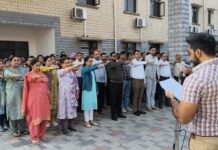 ऊना में सरदार पटेल जयंती और इंदिरा गांधी शहादत दिवस पर राष्ट्रीय एकता की शपथ