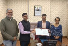 जल शक्ति विभाग और ग्रामीण विकास विभाग के मध्य समझौता ज्ञापन हस्ताक्षरित