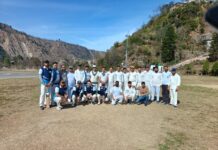 डीसी-11 व मेडिकल कॉलेज चंबा के बीच खेला गया दोस्ताना क्रिकेट मैच,