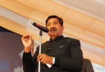 ब्रह्मलीन वेदांताचार्य स्वामी सुग्री स्वामी हेमानंद जी महाराज के गद्दीनशीनी समारोह में हुए शामिल उप मुख्यमंत्री