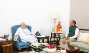 Former Chief Minister Jai Thakur met Amit Shah and Gajendra Shekhawat in Delhi.