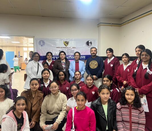 सर्वाइकल कैंसर टीकाकरण अभियान सफलतापूर्वक संपन्न