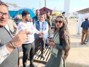 DC Gandharva Rathore inspected the preparations for Holi festival in Sujanpur.