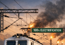 पश्चिम एशिया संकट के बीच 100% इलेक्ट्रिफिकेशन के करीब भारतीय रेलवे