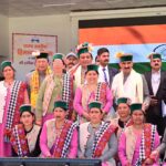 9 लाभार्थियों को एक-एक लाख रुपये के चेक, 24 परिवारों को दिए भूमि पट्टे दिए गये ।