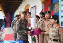 एनसीसी कैडेट्स के प्रदर्शन से प्रभावित ब्रिगेडियर हरप्रीत सिंह, गुणवत्ता प्रशिक्षण पर दिया जोर