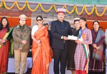 लाहौल-स्पीति में 78वाँ जिला स्तरीय हिमाचल दिवस समारोह पुलिस मैदान केलांग में हर्षोल्लास के साथ सम्पन्न