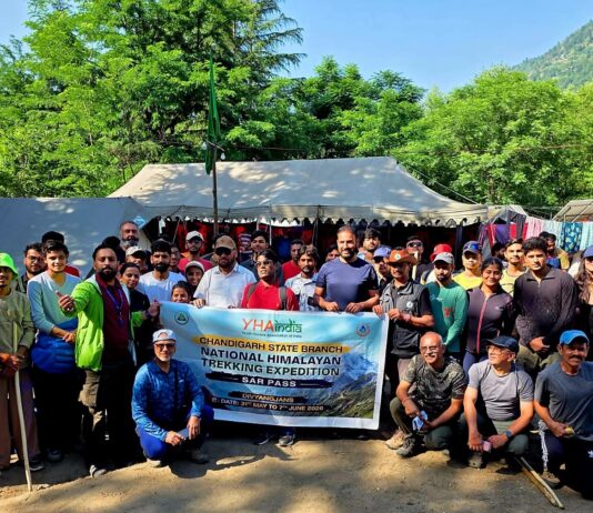 दिव्यांगजनों के लिए वाईएचएआई चंडीगढ़ की सर पास ट्रेकिंग टीम कुल्लू पहुंची