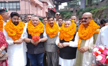 कसौली में विकास को मिली नई रफ्तार: 225 करोड़ की सिंचाई और पेयजल योजनाओं पर तेजी से काम — मुकेश अग्निहोत्री