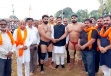 बाबा बोदल शाह मंदिर के दंगल मैदान के विकास को 25 लाख : मुकेश अग्निहोत्री